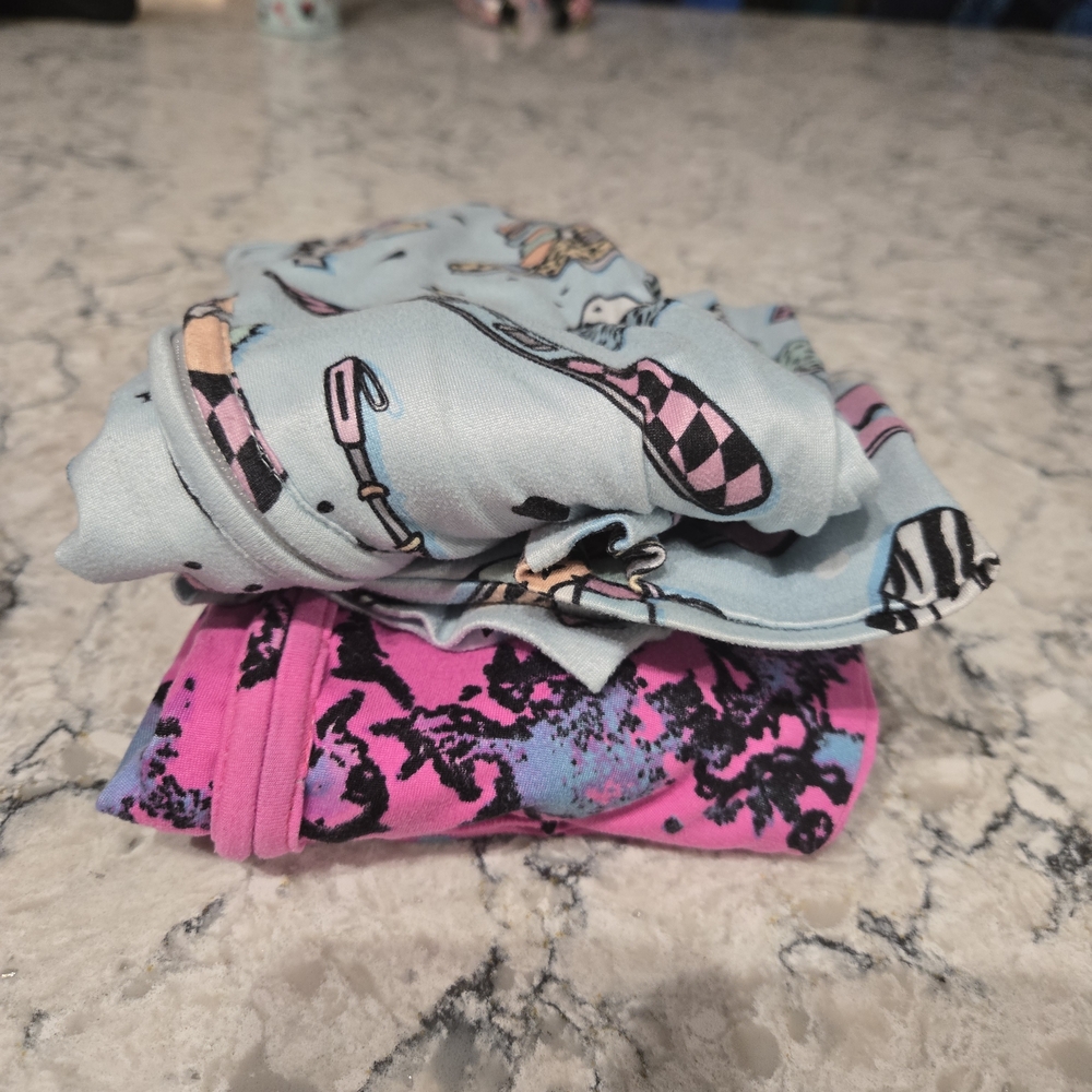 Kids Pajama Set - Blue and Pink